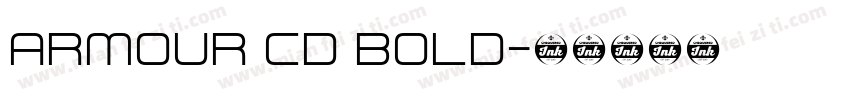 ARMOUR Cd Bold字体转换